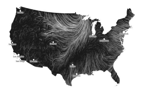 Captura de pantalla de Wind map
