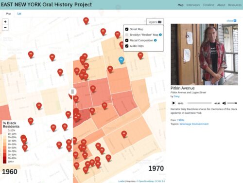 Captura de pantalla de eastnewyorkoralhistory.org.