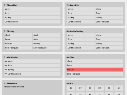 Captura de pantalla de sortablejs.github.io/react-sortablejs