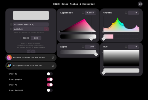 Captura de pantalla de oklch.com