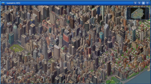 Interfaz de Isometric NYC