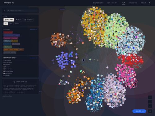 Captura de pantalla de mapping-ai.org